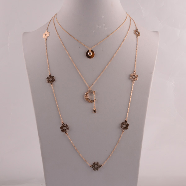 907457 Lady Layered Necklace