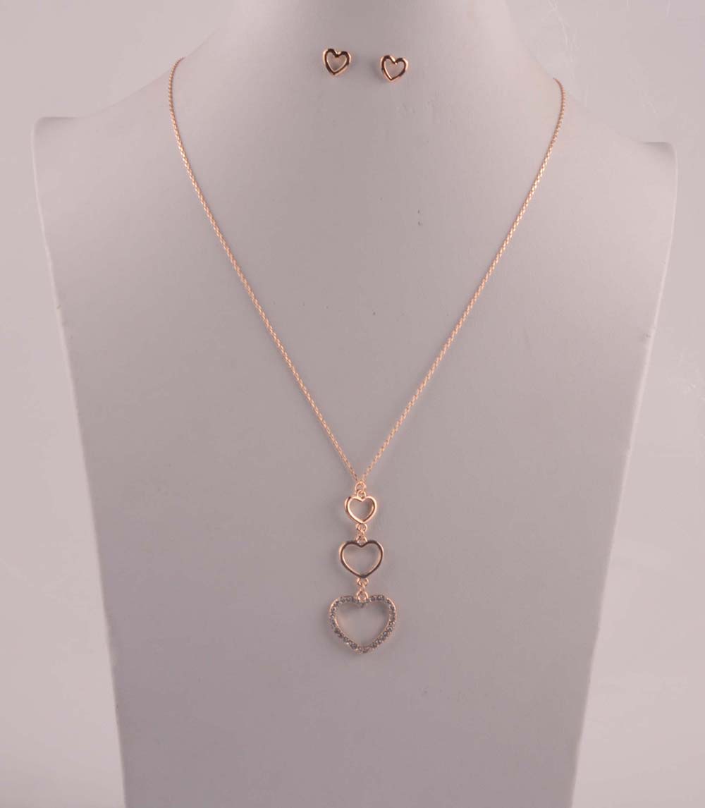 907582 Lady Long Necklace+Earring Set